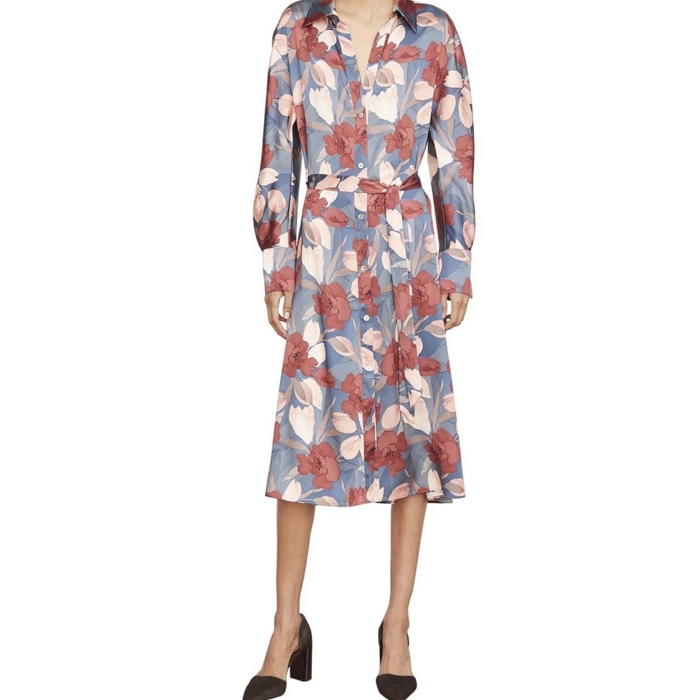 NWT Vince Nouveau Magnolia Shirtdress - Size XS - Color Twilight